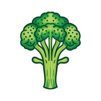 Broccoli green illustration design vector