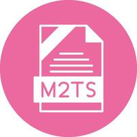 M2TS Icon Design vector