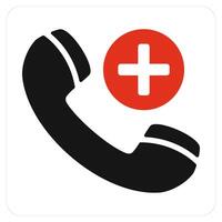 Add Call and calling icon concept vector