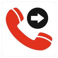 Send Call and calling icon concept vector