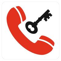 Call and calling icon concept vector