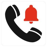Call Notification and calling icon concept vector