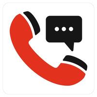 Call Message and calling icon concept vector