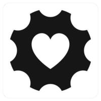Favorite Setting and configuration icon concept vector