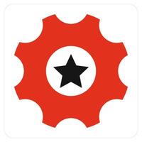 Favorite Setting and configuration icon concept vector