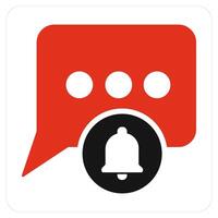 Message Notification and message icon concept vector