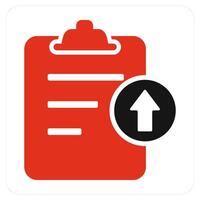 Upload File and upload icon concept vector