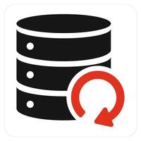 Update Server and refresh icon concept vector