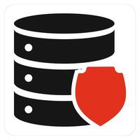 Server Shield and shield icon concept vector