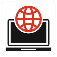 Web Browser and browser icon concept vector