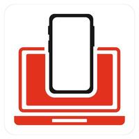Responsive and mobile icon concept vector