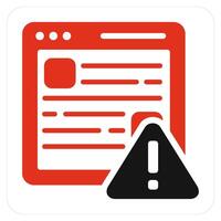 Webpage Maintenance and setting icon concept vector