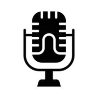 Microphone for recording audio or amplifying sound vector