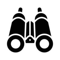Binoculars used for viewing distant objects, often for exploration or observation vector