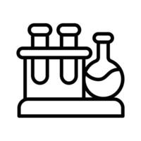 Multiple test tubes filled with liquids for lab experiments and research vector