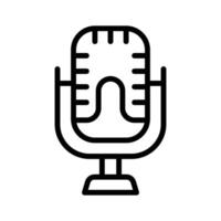 Microphone for recording audio or amplifying sound vector