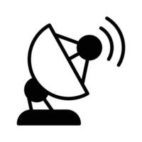 Satellite dish for receiving and transmitting signals for communication vector