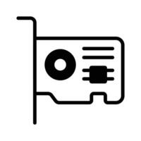 Computer motherboard, representing the central hub for electronic circuits vector