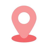 Location pin representing geolocation, GPS, or a specific place design vector