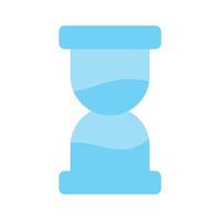 Hourglass representing time passing, deadlines, or waiting vector