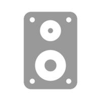A speaker symbol representing sound, audio, or music systems vector