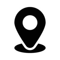 Location pin representing geolocation, GPS, or a specific place design vector