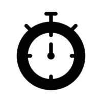Stopwatch symbolizing time, countdown, or tracking activities vector