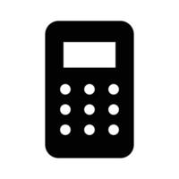 Calculator icon for financial, educational, or mathematical calculations vector