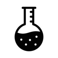 Science, experiment, chemical studies, flask icon in modern style vector