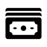 Banknotes icon design in trendy style, ready for premium use vector