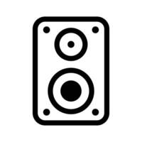 A speaker symbol representing sound, audio, or music systems vector