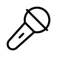 A microphone icon showing audio recording, speaking, or broadcasting vector