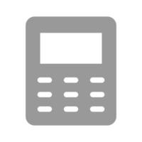Calculator icon for financial, educational, or mathematical calculations vector
