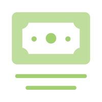 Banknotes icon design in trendy style, ready for premium use vector