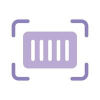 A scanner icon reading a barcode, symbolizing retail or inventory tracking vector