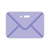 A sealed envelope icon representing communication or mail vector