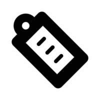 A price tag icon, commonly used for product pricing or discounts vector