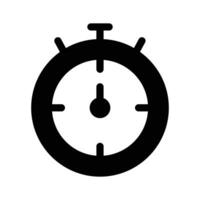 Stopwatch symbolizing time, countdown, or tracking activities vector