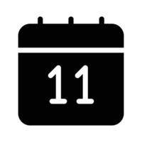 A simple calendar icon representing dates, schedules, or events vector
