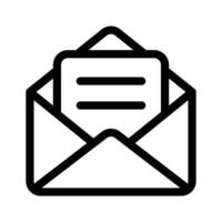 An envelope containing a document, representing email or mail vector