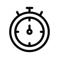 Stopwatch symbolizing time, countdown, or tracking activities vector