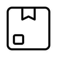 A package box symbolizing delivery, shipping, or packaging vector