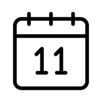 A simple calendar icon representing dates, schedules, or events vector