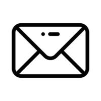 A sealed envelope icon representing communication or mail vector