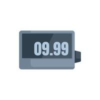 Digital taxi counter is showing the price for the ride vector