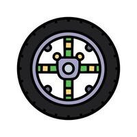 car wheel flat style icon illustration design, designed for web and app vector