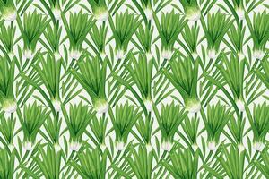 Green Onion seamless pattern background illustration vector
