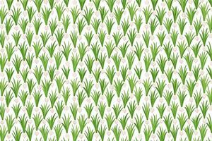 Pattern with onions blossom illustration vector