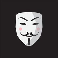 A creative design icon of hacker mask vector