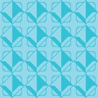 Cyan Seamless pattern. Abstract geometric Pattern. Geometric tile. vector